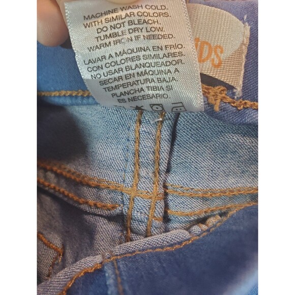 Wonderkids Emoji Patch Jeans Size 5T Toddler Girls Elastic Waist - Picture 9 of 9